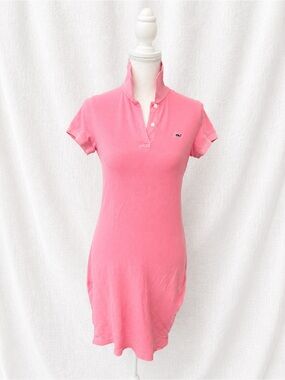 Vineyard Vines Pink Polo Shirt Dress